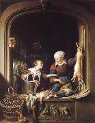 Gerrit Dou A Poulterer-s Shop china oil painting reproduction